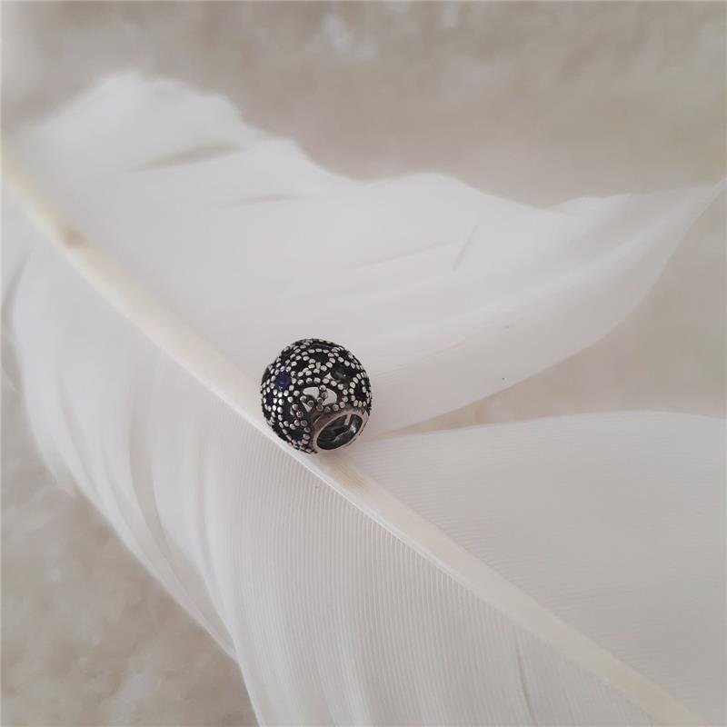 BERLOQUE PRATA 925 MURANO TRÊS FLORES