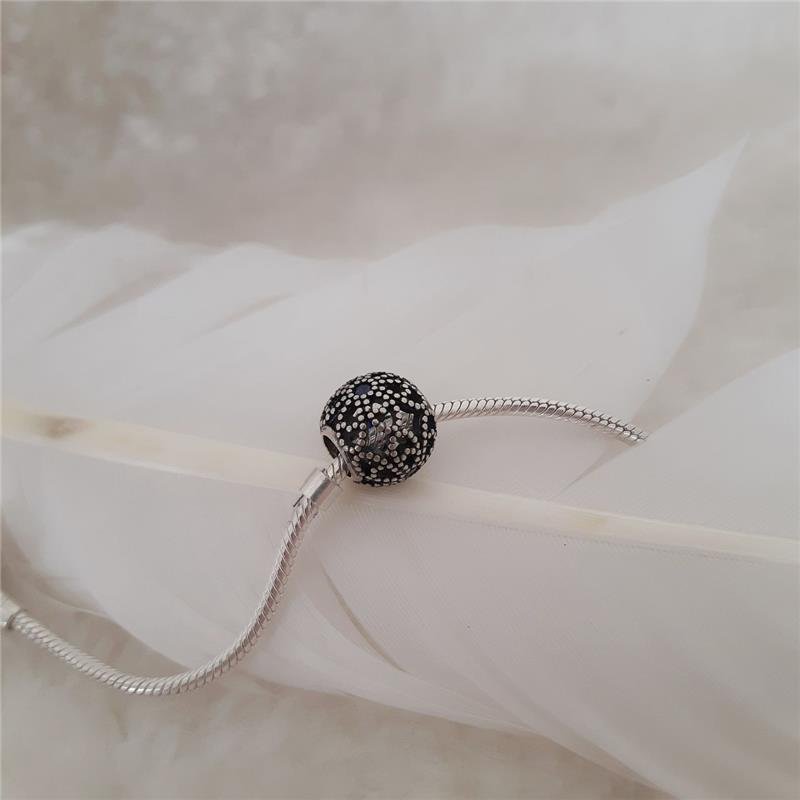 BERLOQUE PRATA 925 MURANO TRÊS FLORES