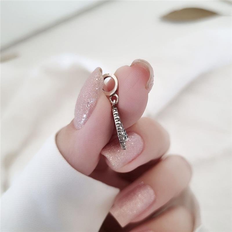 BERLOQUE PRATA 925 NOSSA SENHORA APARECIDA GOTA CRAVEJADO