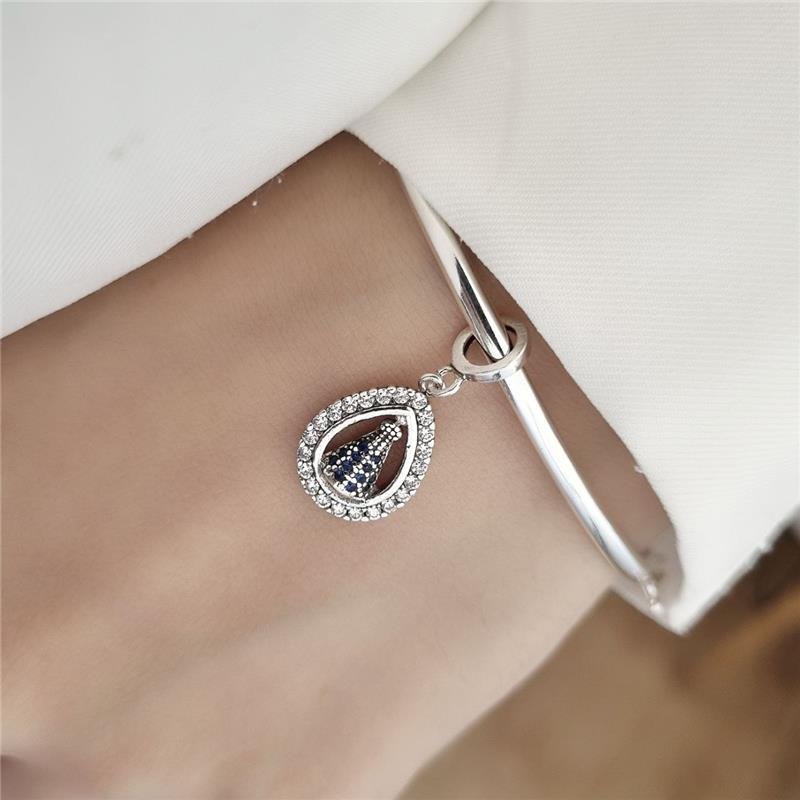 BERLOQUE PRATA 925 NOSSA SENHORA APARECIDA GOTA CRAVEJADO