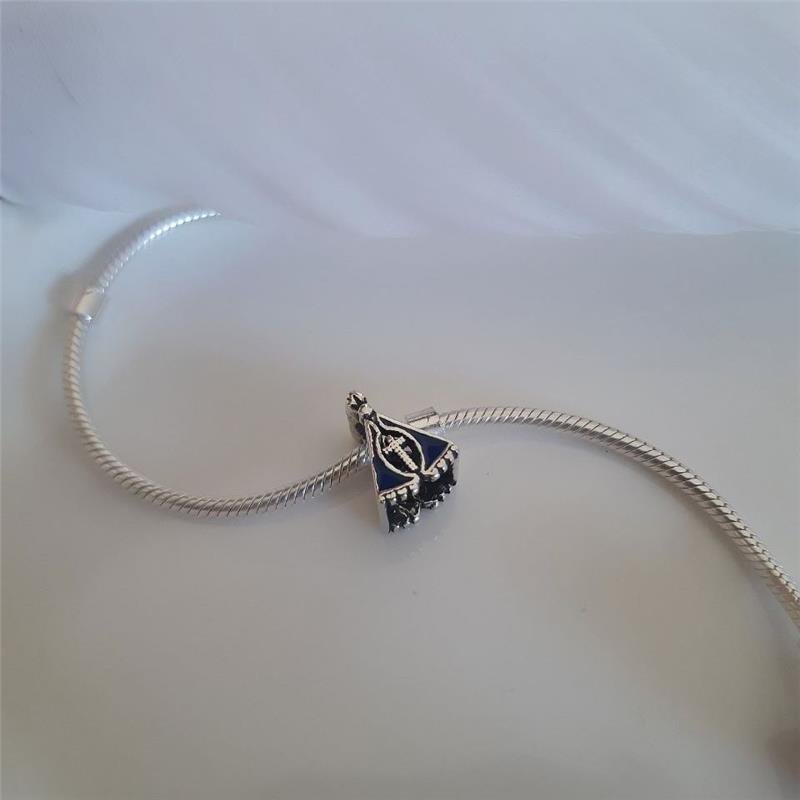 BERLOQUE PRATA 925 NOSSA SENHORA APARECIDA MANTO AZUL