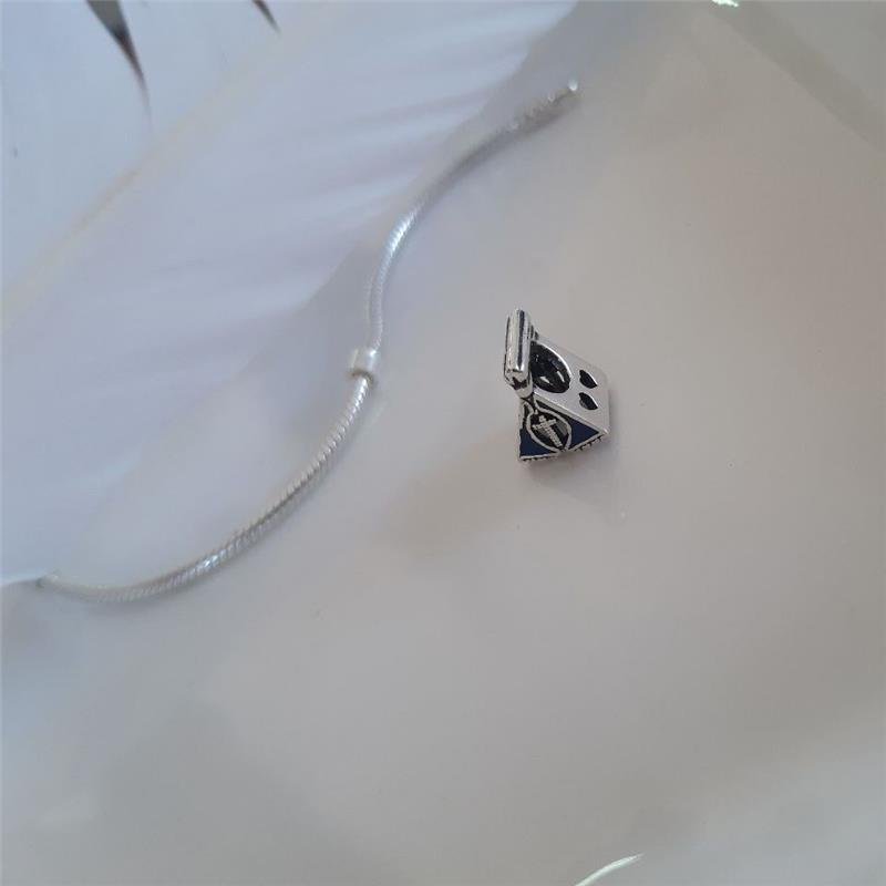 BERLOQUE PRATA 925 NOSSA SENHORA APARECIDA MANTO AZUL