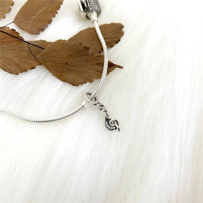 BERLOQUE PRATA 925 NOTA MUSICAL CLAVE DE SOL