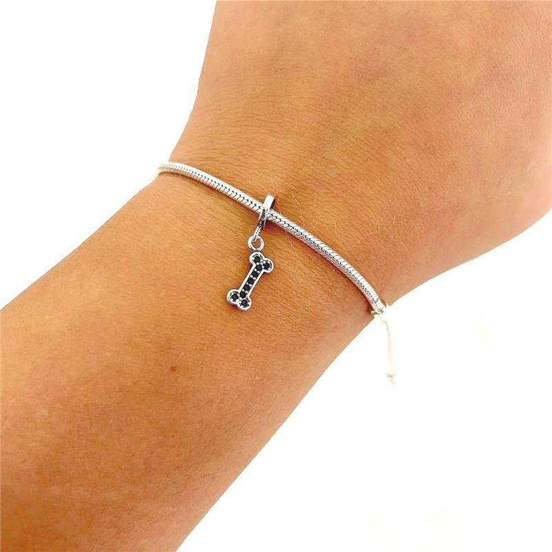 BERLOQUE PRATA 925 OSSO COM PEDRA