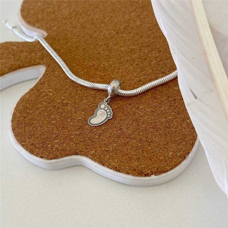 BERLOQUE PRATA 925 PEZINHO DE BEBÊ 