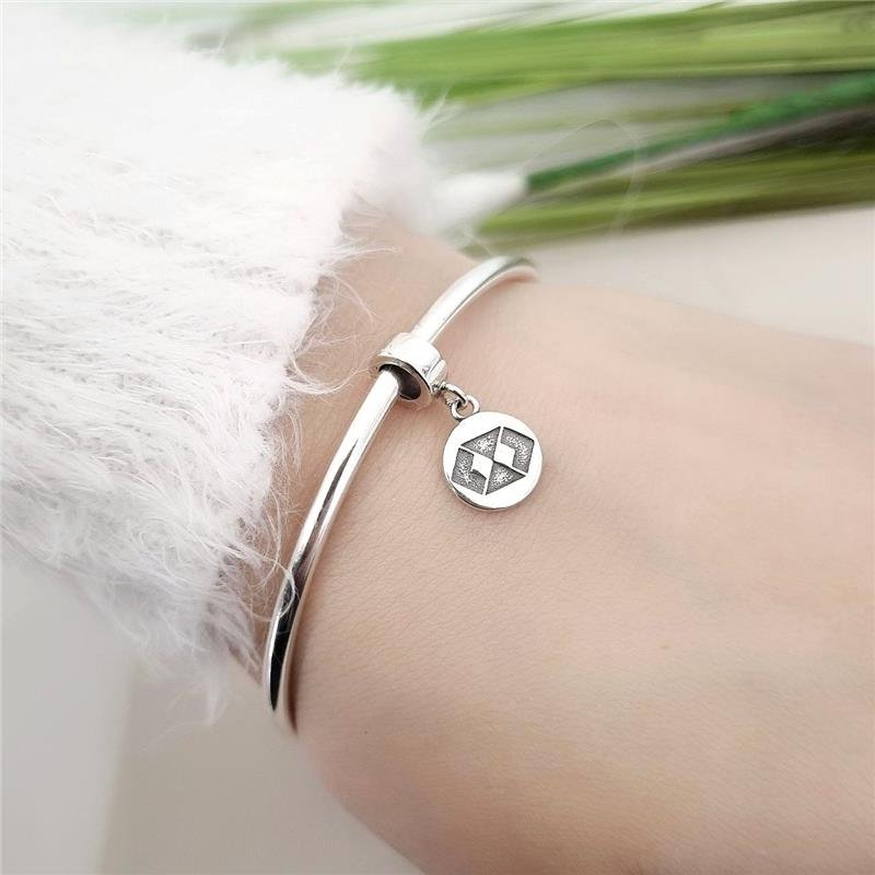 BERLOQUE PRATA 925 PLAQUINHA PROFISSÃO ADMINISTRAÇÃO