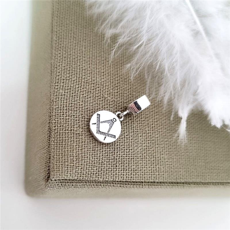 BERLOQUE PRATA 925 PLAQUINHA PROFISSÃO ARQUITETURA