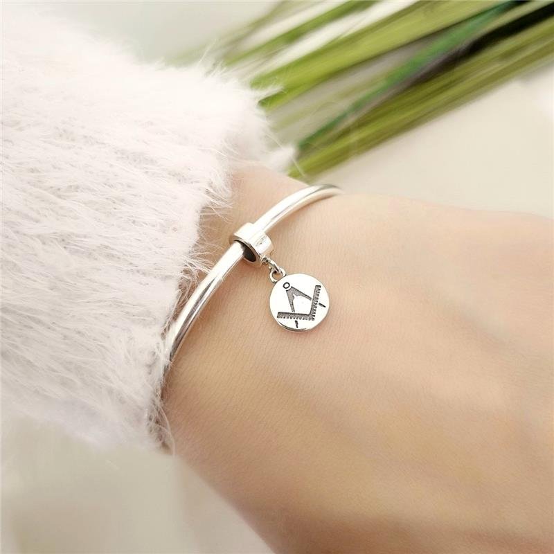 BERLOQUE PRATA 925 PLAQUINHA PROFISSÃO ARQUITETURA