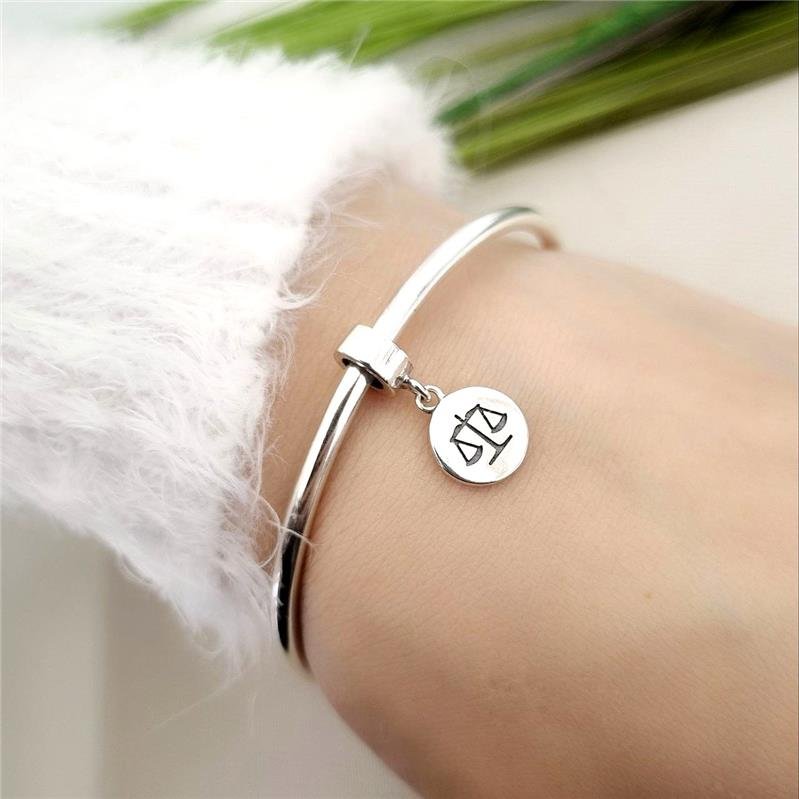 BERLOQUE PRATA 925 PLAQUINHA PROFISSÃO DIREITO