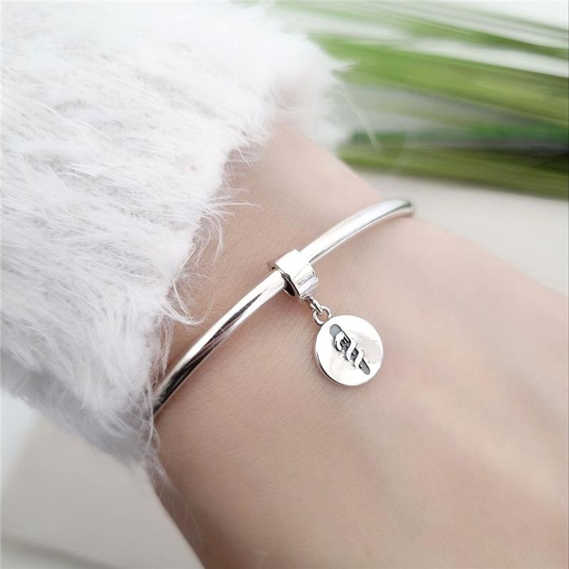 BERLOQUE PRATA 925 PLAQUINHA PROFISSÃO ODONTOLOGIA