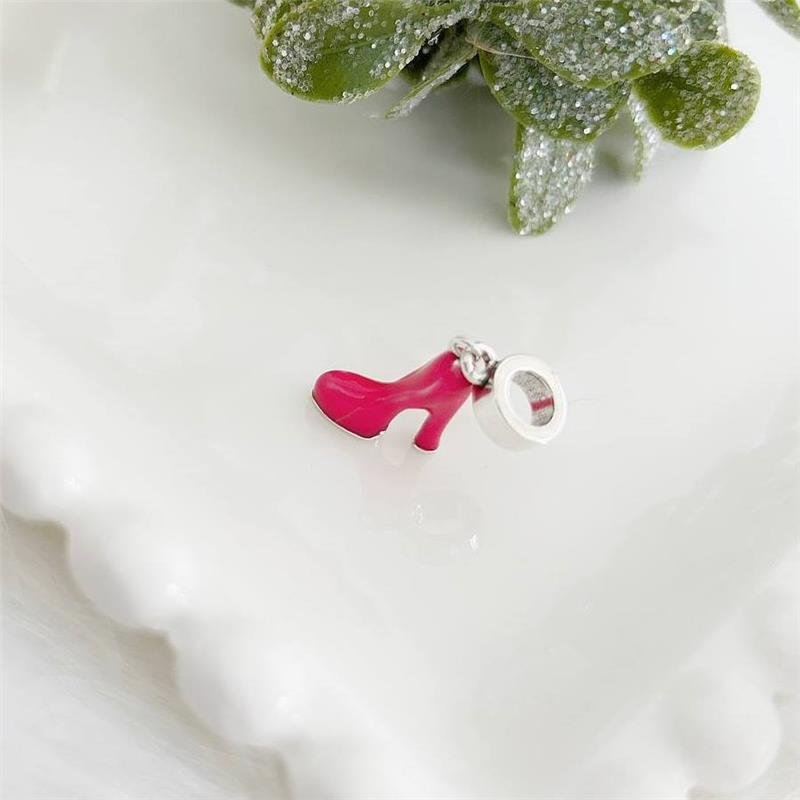 BERLOQUE PRATA 925 SALTO ALTO BARBIE PINK