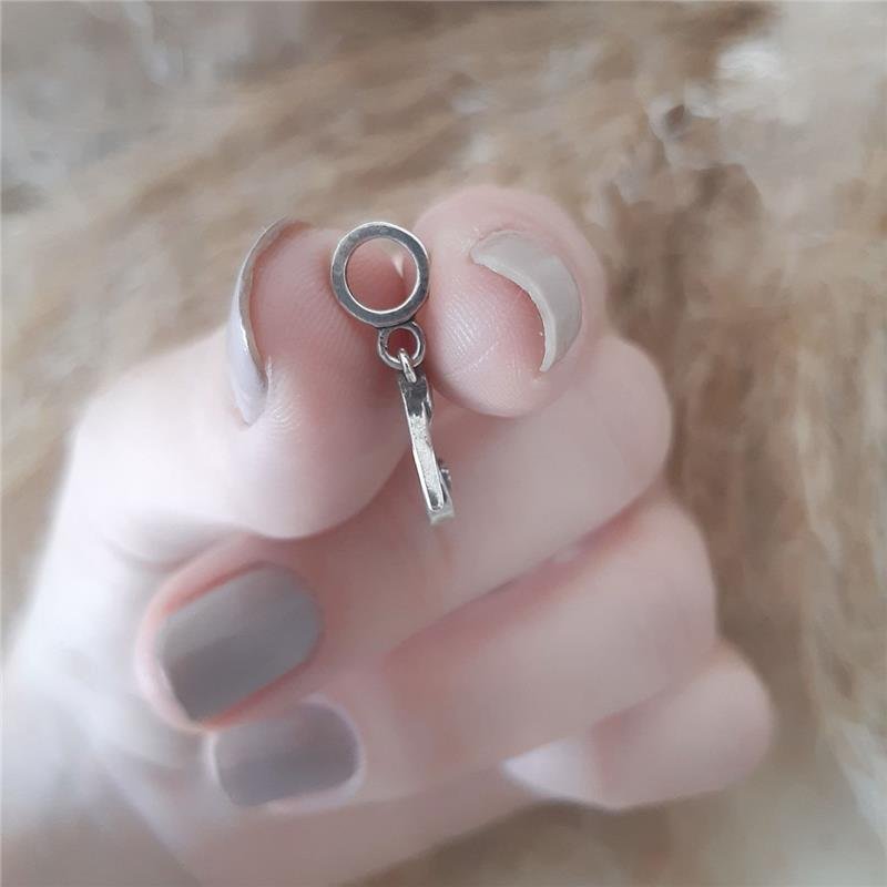 BERLOQUE PRATA 925 SALTO CRAVEJADO