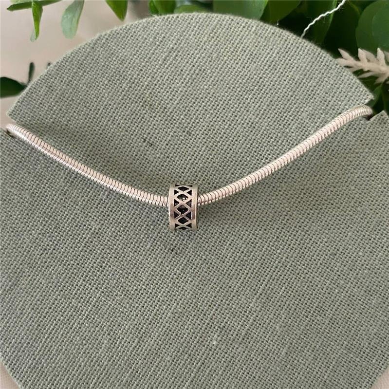 BERLOQUE PRATA 925 SEPARADOR TRABALHADO GEOMÉTRICO