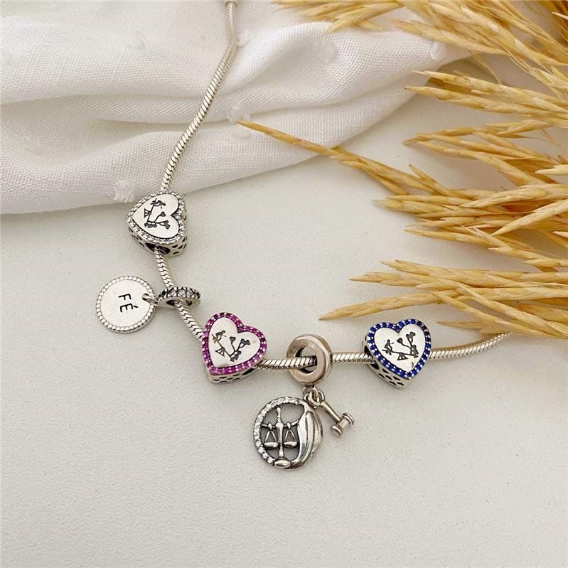 BERLOQUE PRATA 925 SÍMBOLOS PROFISSÃO DIREITO