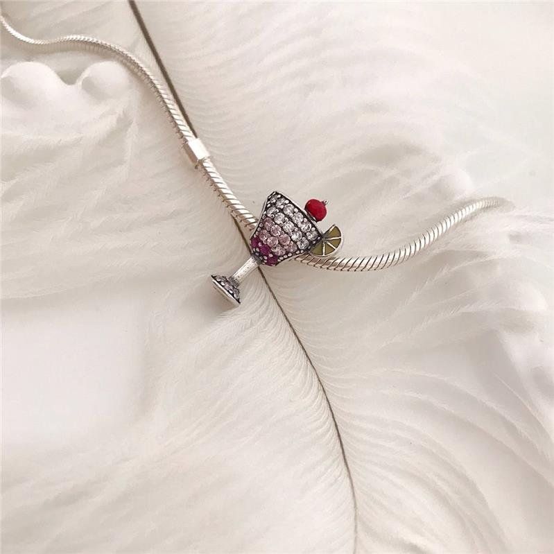 BERLOQUE PRATA 925 TAÇA DRINK COM PEDRA