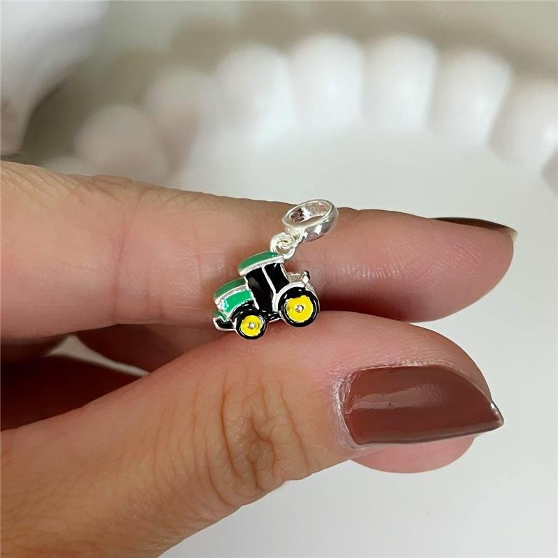 BERLOQUE PRATA 925 TRATOR COLORIDO 