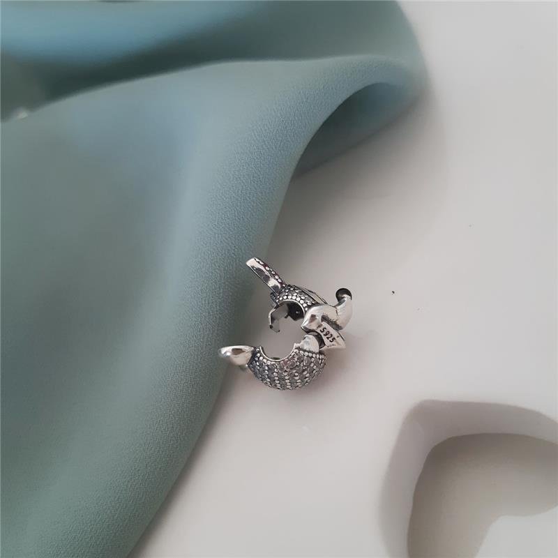 BERLOQUE PRATA 925 TRAVA MINNIE COM PEDRA