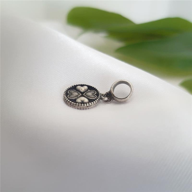 BERLOQUE PRATA 925 TREVO QUATRO CORAÇÕES