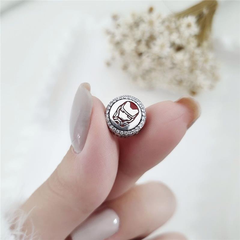 BERLOQUE PRATA 925 VINGADORES HOMEM DE FERRO