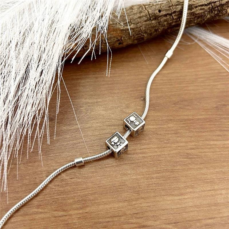 BERLOQUE PRATA BALI 925 BERLOQUE QUADRADO MENINA