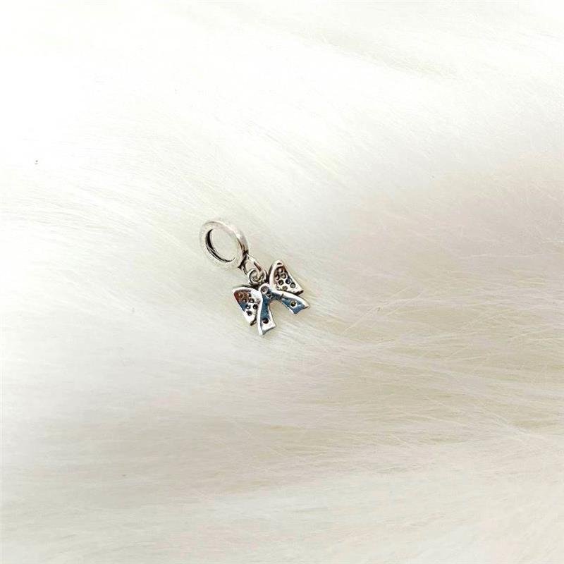 BERLOQUE PRATA BALI 925 LAÇO FITA CRAVEJADO