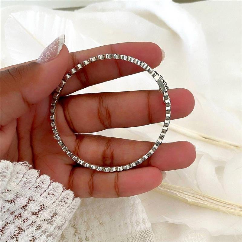 BRACELETE PRATA 925 BOLINHAS PEDRA NATURAL 1X1