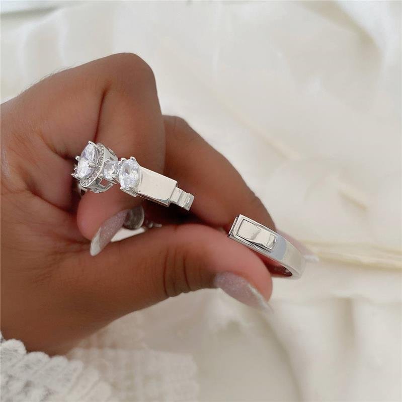 BRACELETE PRATA 925 COM PEDRAS ZIRCÔNIA