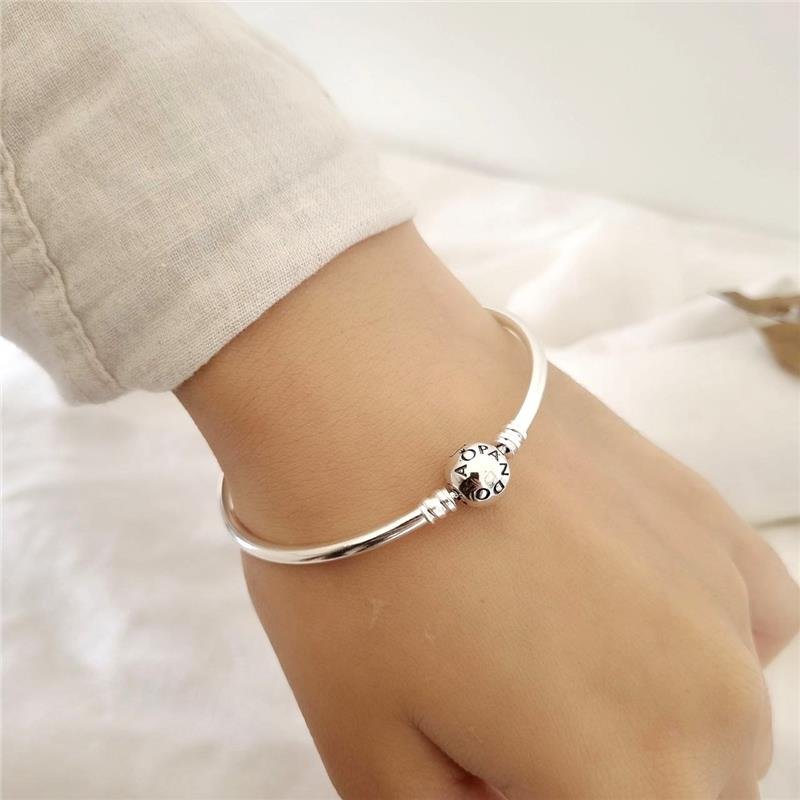 BRACELETE PRATA 925 FECHO BOLA COM ESCRITA