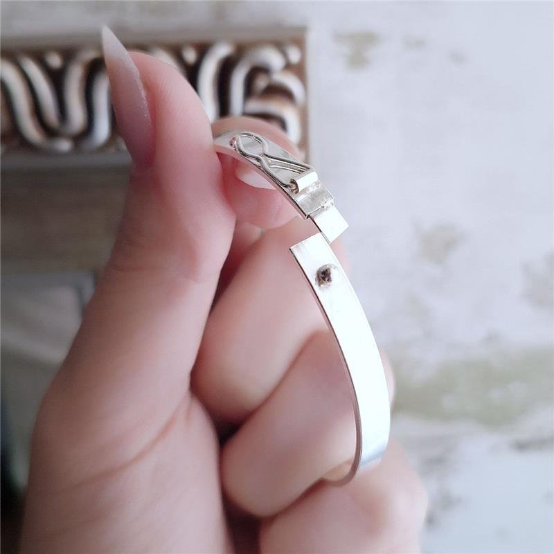 BRACELETE PRATA 925 LISO OVAL