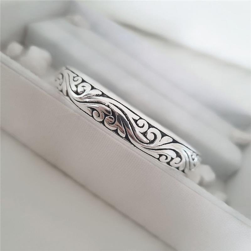 BRACELETE PRATA 925 REDONDO TRABALHADO