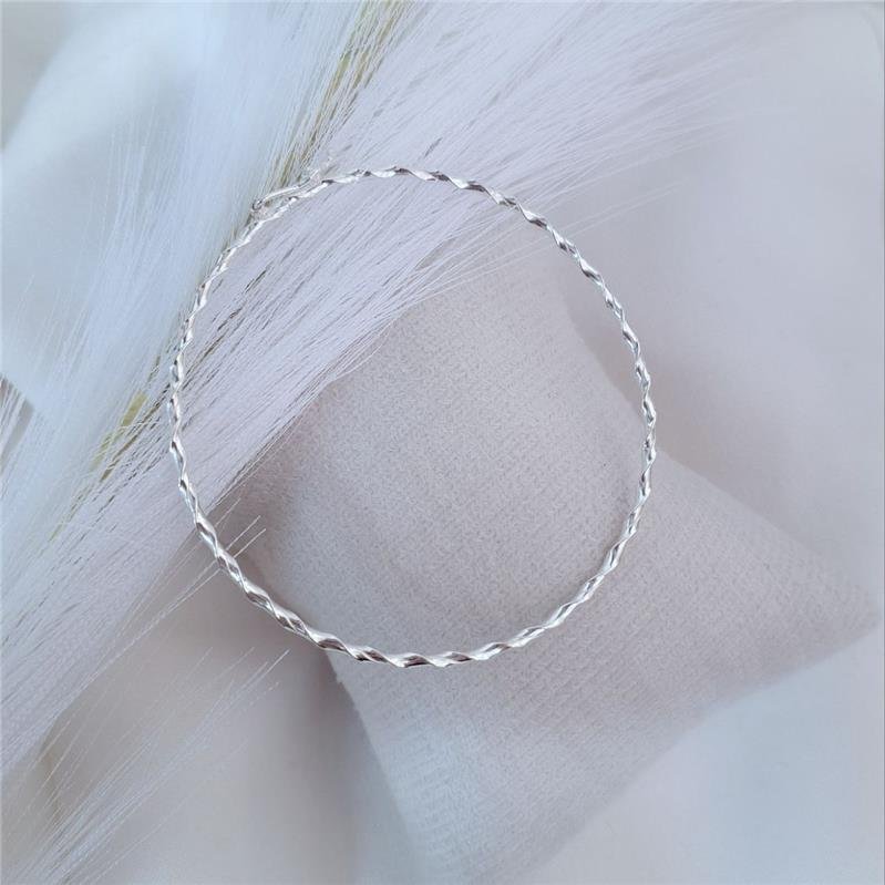 BRACELETE PRATA 925 TORCIDO