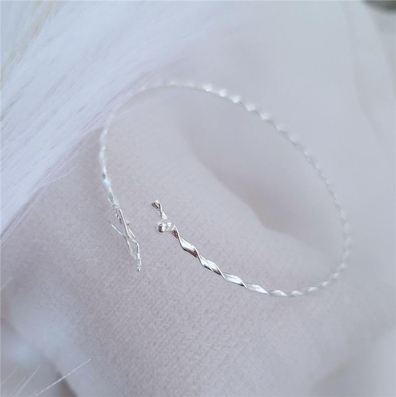 BRACELETE PRATA 925 TORCIDO