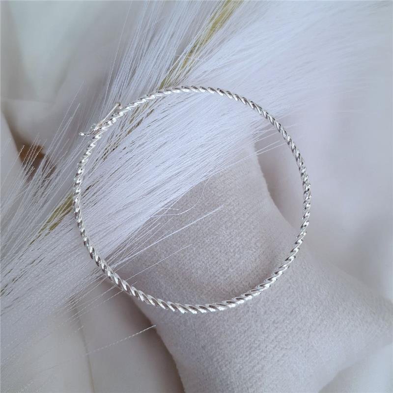BRACELETE PRATA 925 TORCIDO CORDA