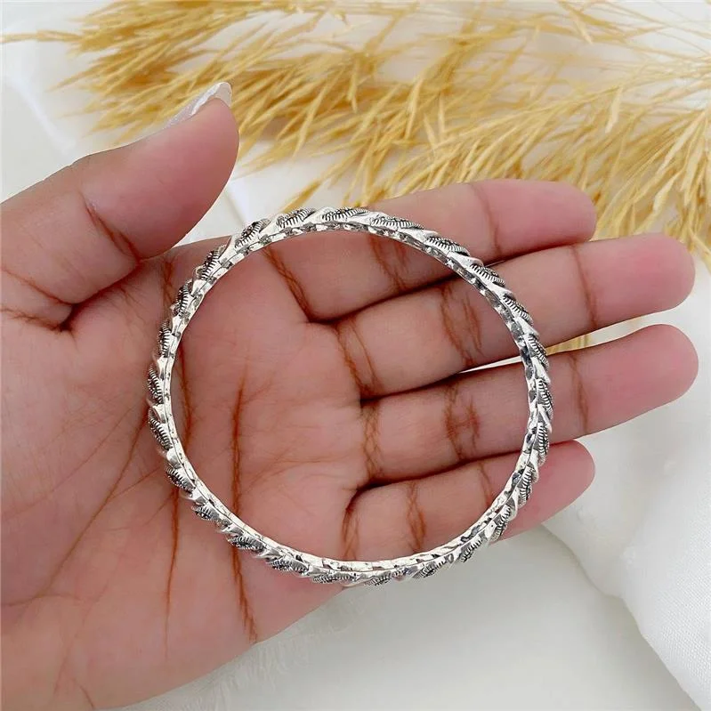 BRACELETE PRATA 925 VOLTAS COM MARCASSITA