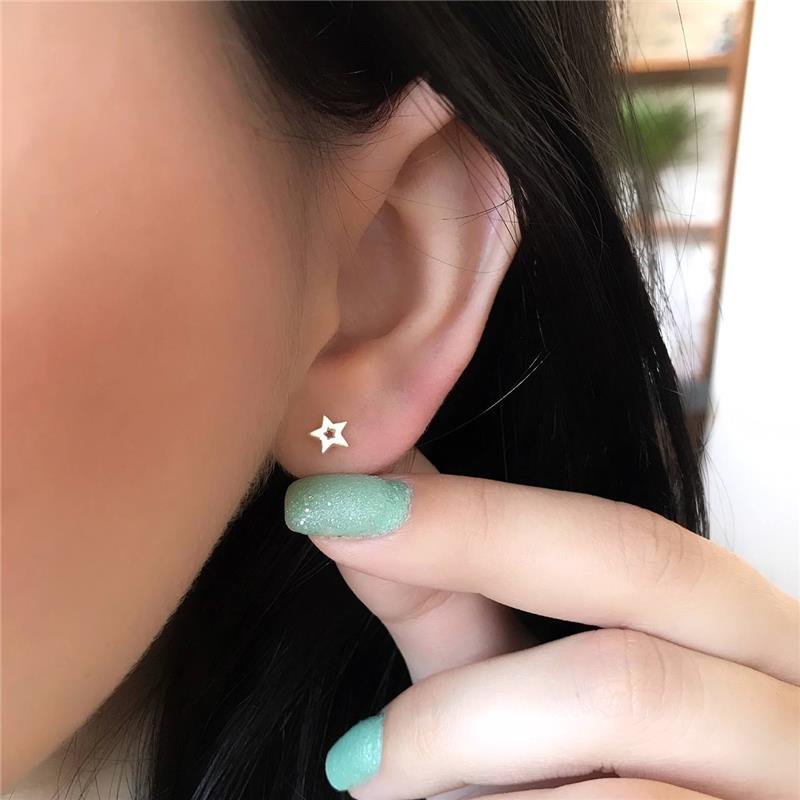 BRICO PRATA 925 ESTRELA VAZADA