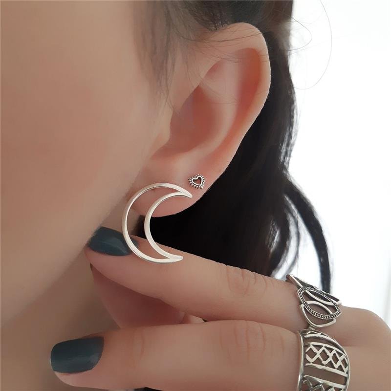 BRINCO 925 MINI CORAÇÃO COM BOLINHAS