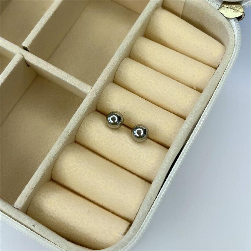 BRINCO AÇO INOX BOLINHA LISA