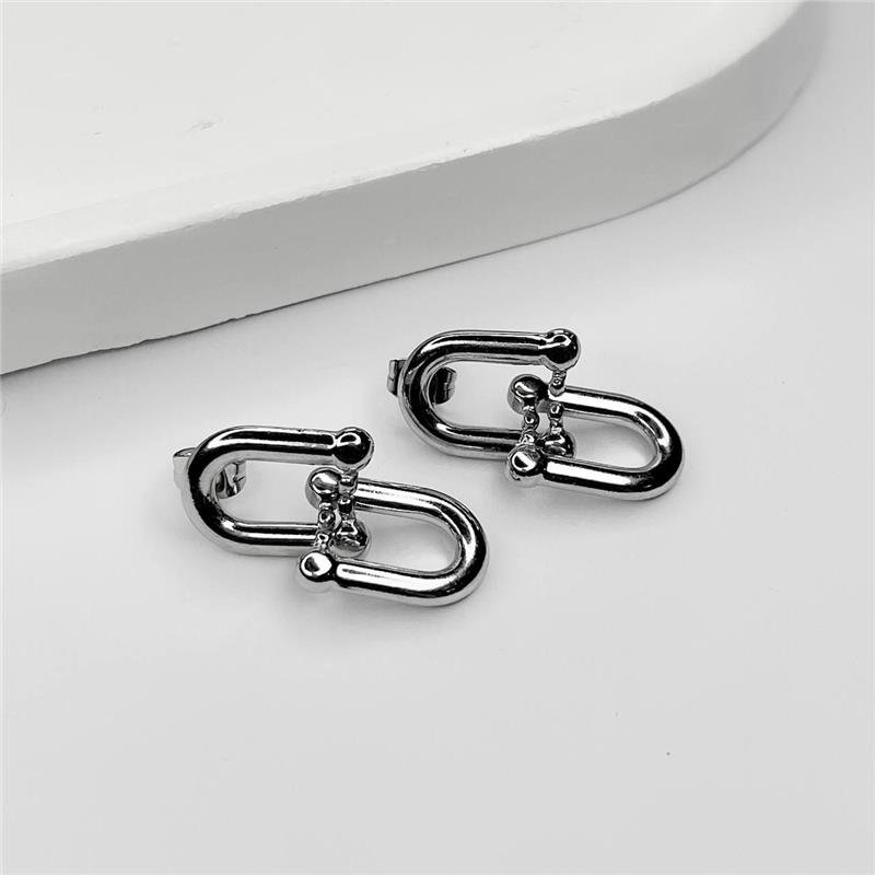 BRINCO AÇO INOX ELOS COM DETALHES BOLINHAS