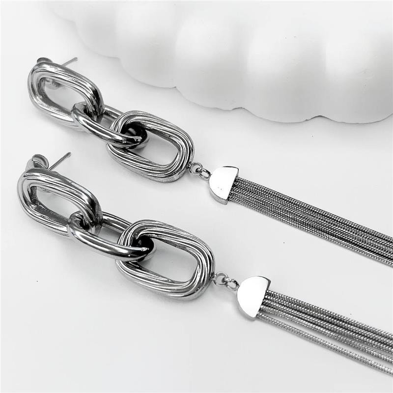 BRINCO AÇO INOX ELOS CORRENTE FIOS PENDURADOS