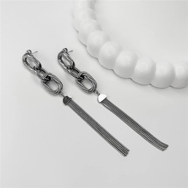 BRINCO AÇO INOX ELOS CORRENTE FIOS PENDURADOS