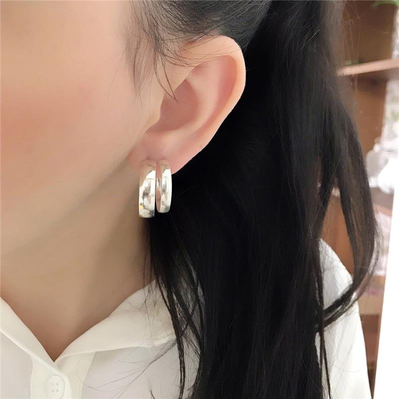 BRINCO PRATA 925 ARGOLA ABAULADA MÉDIA