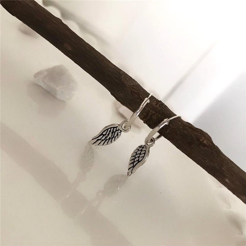 BRINCO PRATA 925 ARGOLA COM ASA