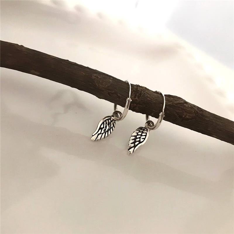 BRINCO PRATA 925 ARGOLA COM ASA