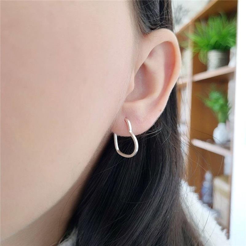 BRINCO PRATA 925 ARGOLA CORAÇÃO 1,8 CM