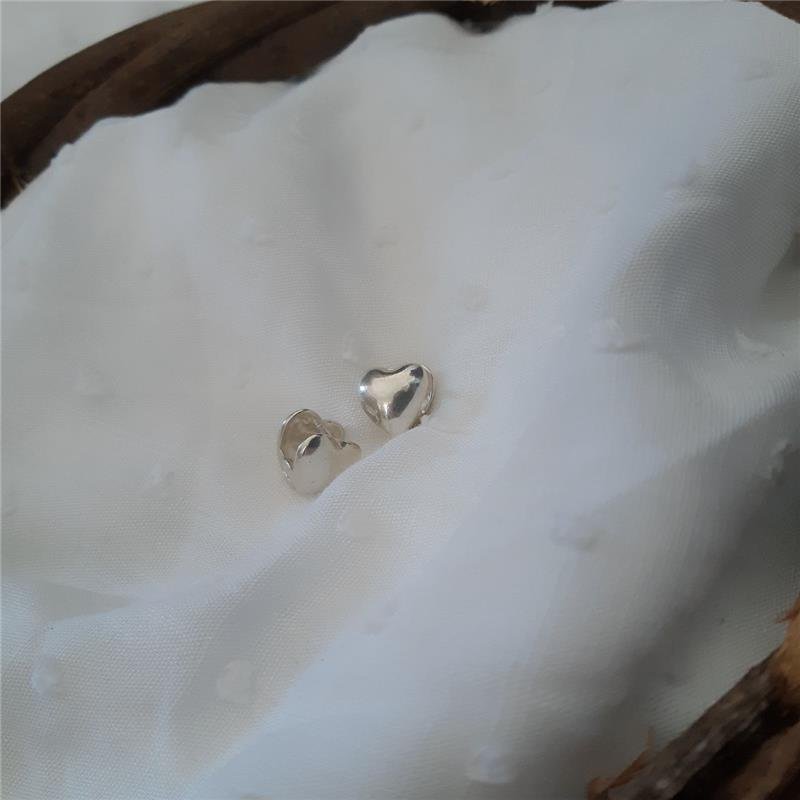 BRINCO PRATA 925 ARGOLA CORAÇÃO DUPLO GRANDE