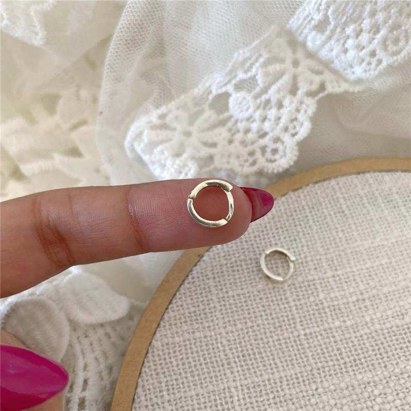 BRINCO PRATA 925 ARGOLA CORAÇÃO MÉDIO