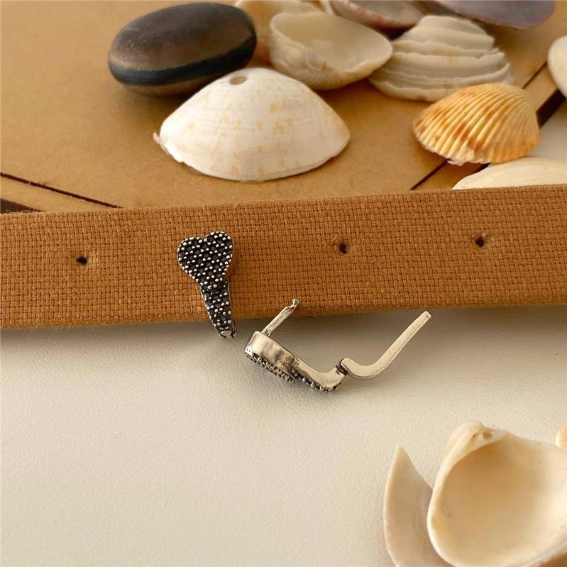 BRINCO PRATA 925 ARGOLA CORAÇÃO TRABALHADA