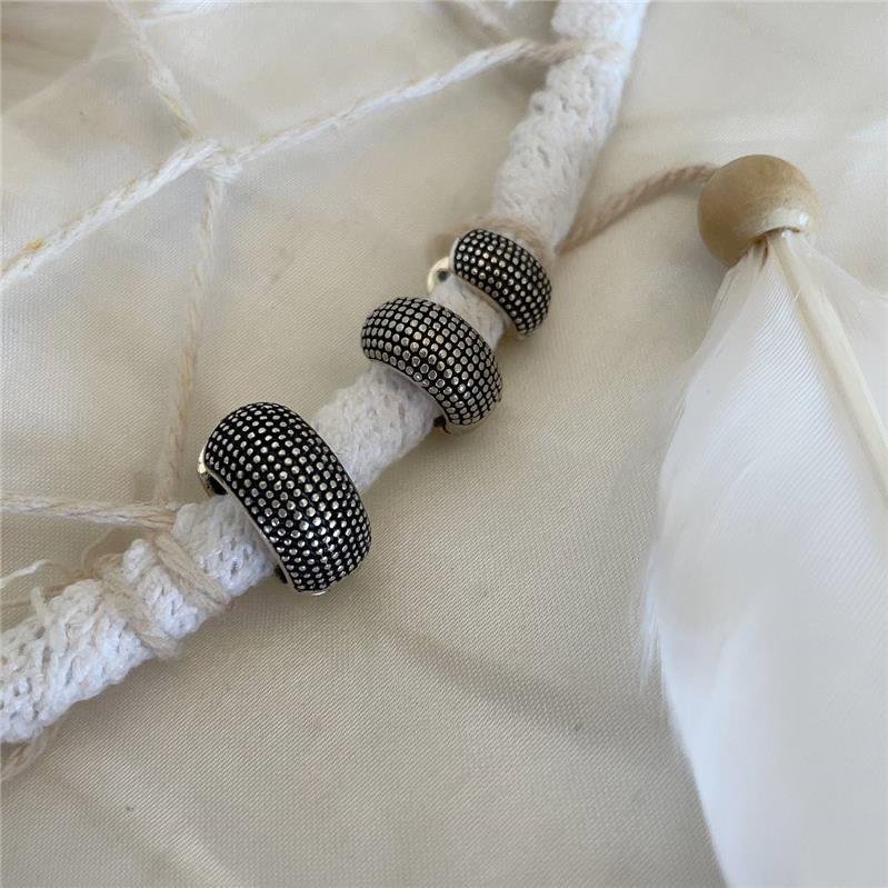 BRINCO PRATA 925 ARGOLA ROCOCÓ PEQUENO