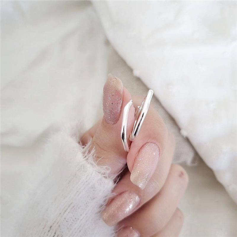 BRINCO PRATA 925 ARGOLA SEXTAVADA 2 CM