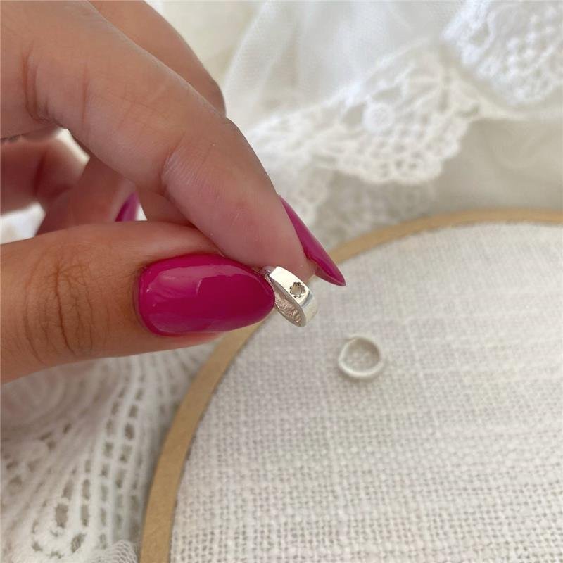 BRINCO PRATA 925 ARGOLA TREVO GRANDE